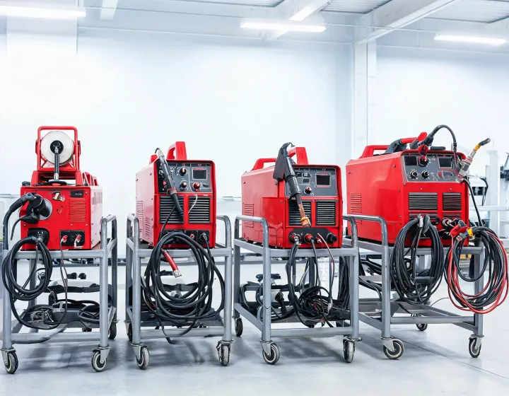 Lincoln Electric welding system family in a fabrication cell